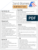 Addition & Subtraction: Math Card Games