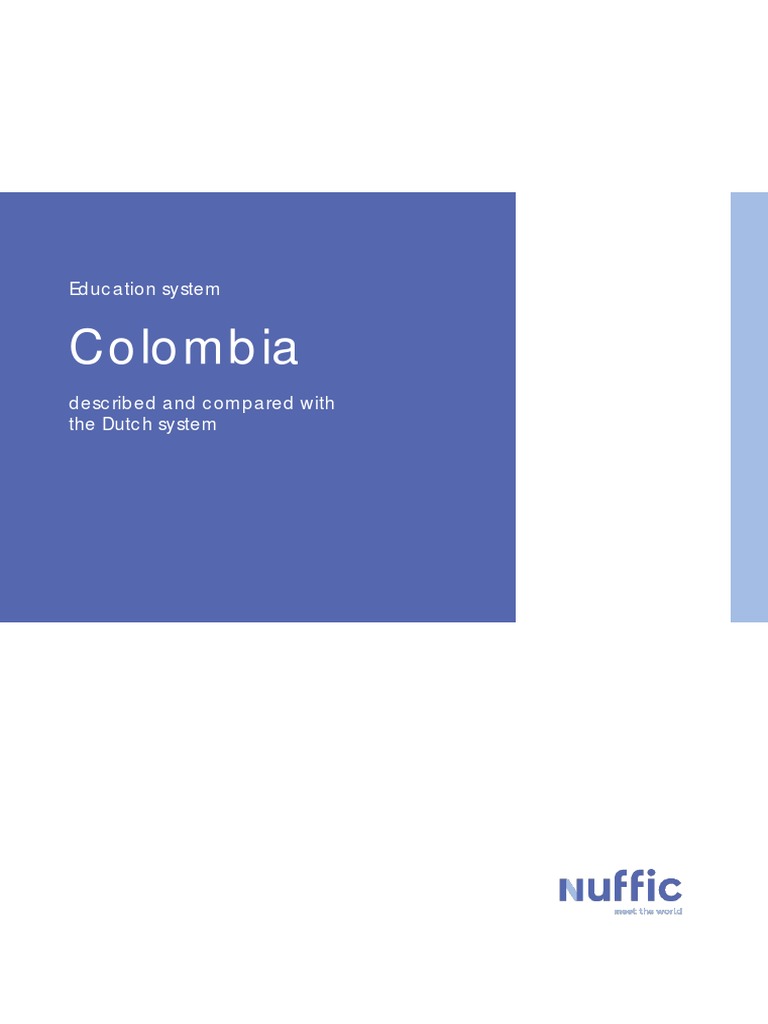 Colombia Education System PDF Academic Degree Doctorate