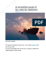 A basic and simplified guide of Hague Visby rules for seafarers