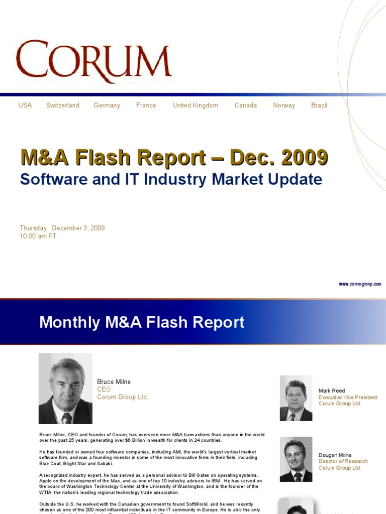M&A Insights for Tech Executives | PDF | Business | Valuation (Finance)