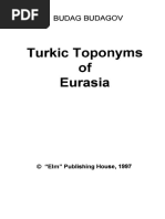 Turkic Toponyms of Eurasia PDF