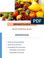 Bromatología: Estudio de los alimentos, sus propiedades y ciencias relacionadas