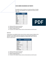 Ejercicios Sobre Diagramas de Pareto PDF