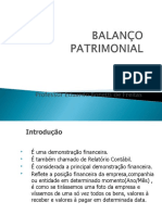 3- Balanço Patrimonial