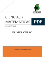 Ficha Primero 30 marzo