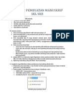 Panduan Pembuatan Manuskrip PDF
