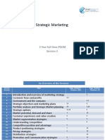 Strategic Marketing: 2 Year Full Time PGDM Session 2