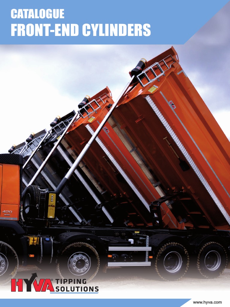 Hyva Front-End Cylinder Catalogue | PDF | Piston | Cylinder (Engine)