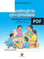 4to Primaria Comunicacion Proceso2 PDF