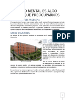 La Salud Mental Es Algo Por Lo Que Preocuparnos