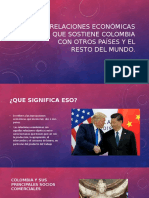 Relaciones Económicas Que Sostiene Colombia Con Otros Países