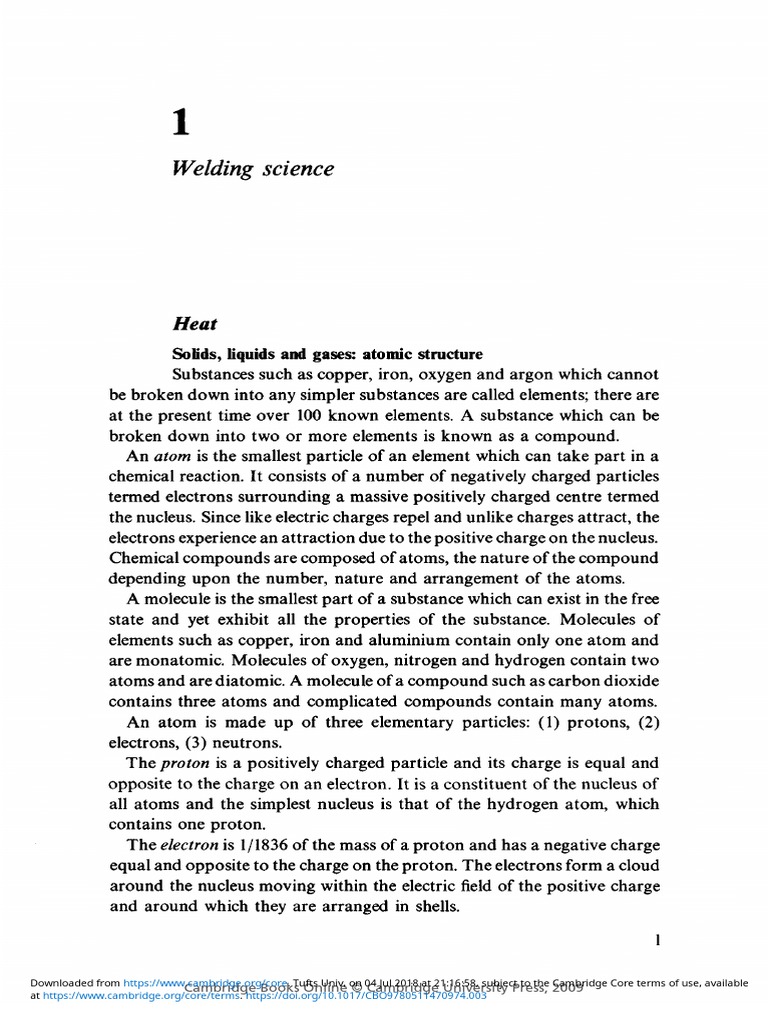 Welding Science | PDF | Celsius | Atoms