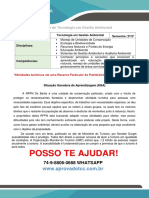 PR Gestão Ambiental 2 e 3 Semestre RPPN