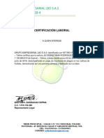 Certificacio Laboral Jei Rodriguez PDF