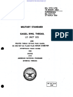 Gage Design Standards for External Thread Inspection