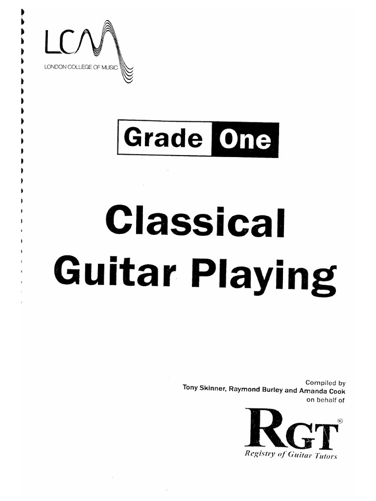 LCM Classical Guitar Grade 1