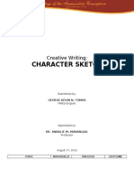 Character Sketch: Creative Writing
