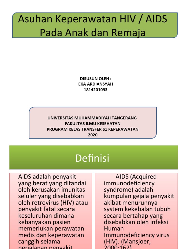 Askep Hiv Pada Anak Dan Remaja | PDF