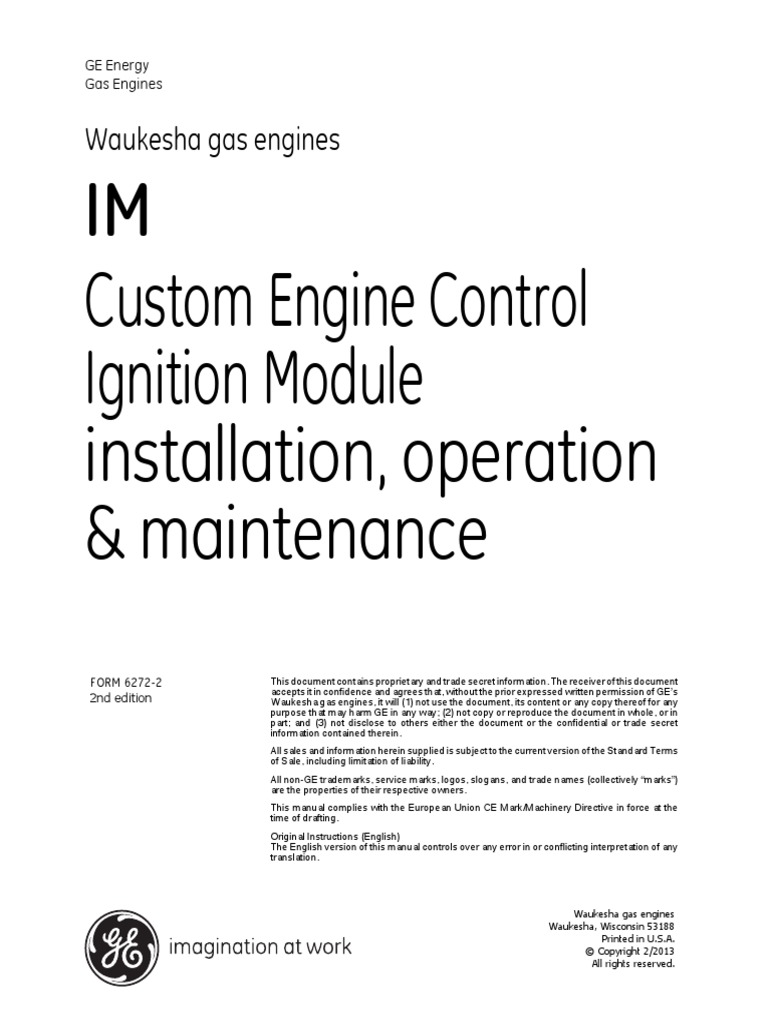 Cec Ignition Madule O&m PDF PDF Ignition System Occupational Safety And Health
