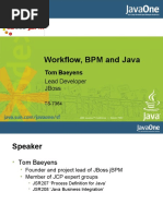 Workflow, BPM and Java: Tom Baeyens