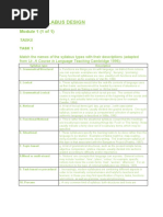 Unit 6: Syllabus Design: Module 1 (1 of 1)