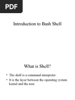 Introduction To Bash Shell