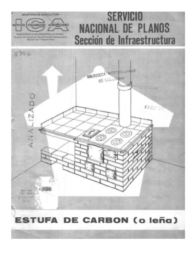 Planos Estufas Sin Humo y Materiales | PDF | Ladrillo | Hormigón, image size:768x1024