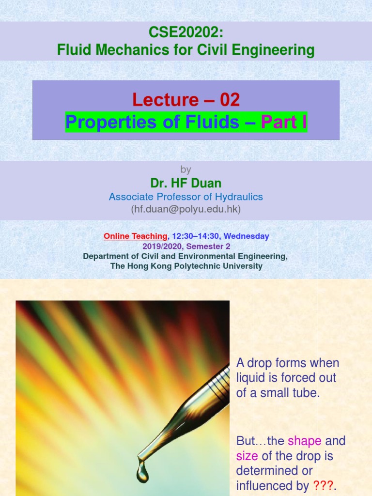 Fluid Mechanics Basics for Engineers | PDF | Density | Gases