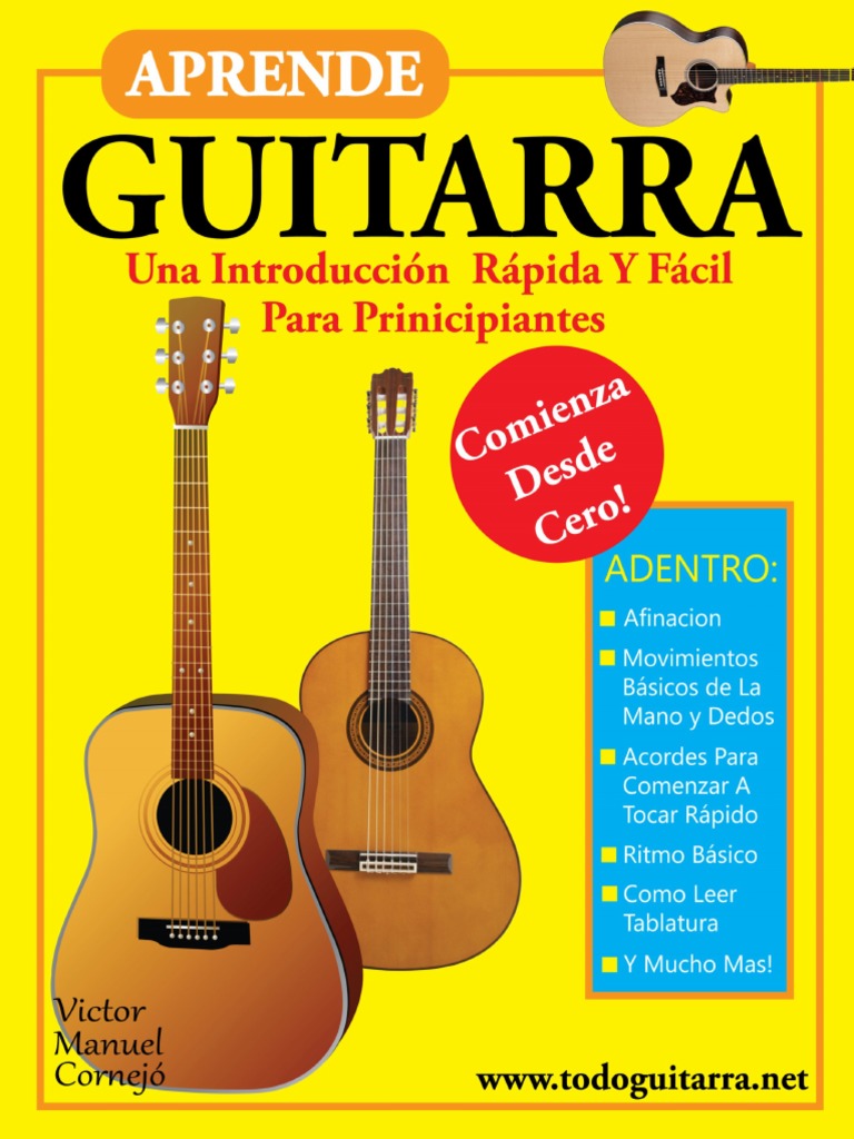 Manual de Guitarra para Principiantes PDF | PDF | Acorde (Música ...