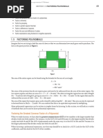 Chapter 1 Lesson 5 Factoring Polynomials