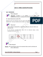 Chapter 2: Online Analytical Processing