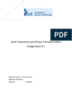 Heat Treatment and Phase Transformation Assignment # 1: Instructor Name: Dr. Muhammad Atiq