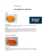 Tarsus Yöresel Yemek Tarifleri PDF