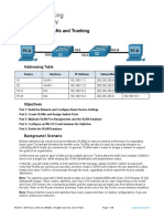 3.4.6 Lab - Configure VLANs and Trunking