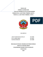 Horizontal and Vertical Axis Wind Turbine by Group 3