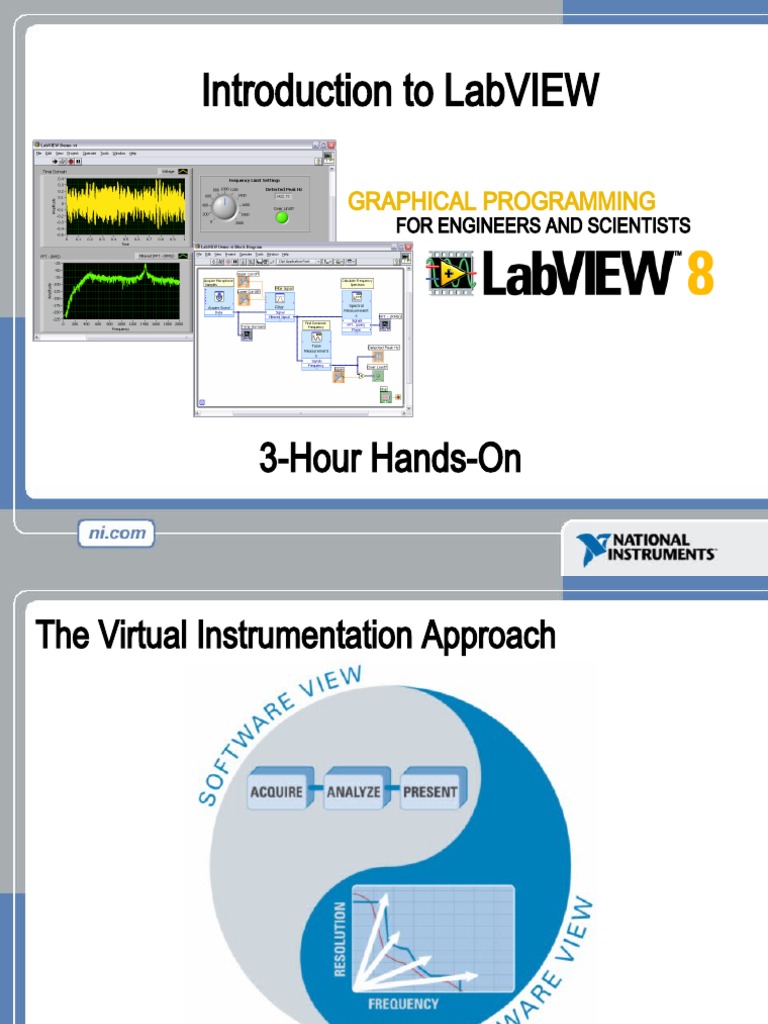 Intro To Labview | PDF | Data Acquisition | Matlab