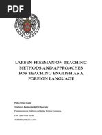 Larsen-Freeman On Teaching Methods and Approaches For Teaching English As A Foreign Language