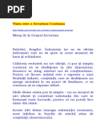 mesaj ARCTURIENI
