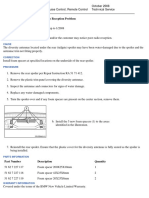 Remote Control Malfunction or Radio Reception Problem