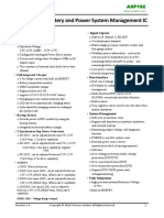 Single Cell Li-Battery and Power System Management IC Features