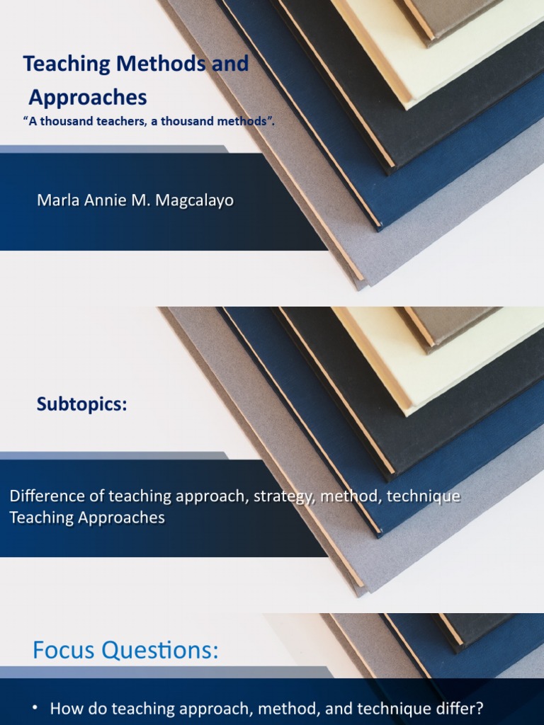 Teaching Approaches and Strategies Explained | PDF | Constructivism ...