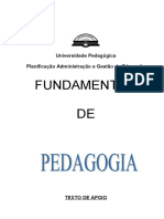 Fundamentos de Pedagogia PAGE