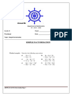 Work Sheet PDF