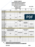 Revised Time-Table - BCA I III V Sem Main ATKT M.Sc. I III Sem Main ATKT Exam - 20.11.2019
