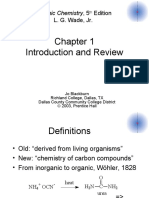 Introduction and Review: Organic Chemistry, 5