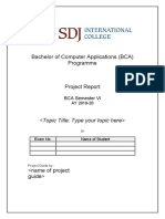 Project Report Template AY 2019-20