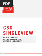 007 CSG Singleview Billing Customer and Revenue MNGMT