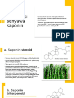 Klasifikasi Senyawa Saponin