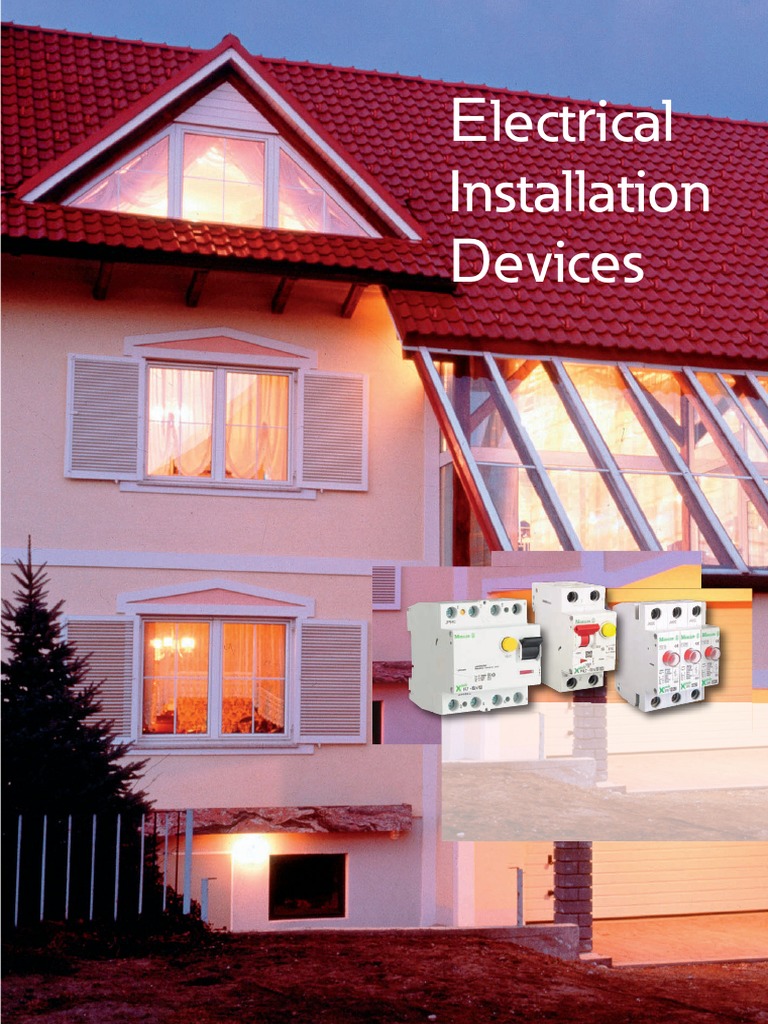 Electrical Installation Devices PDF PDF Electronics Electrical Engineering