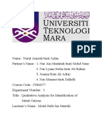 Lab Report Experiment 1